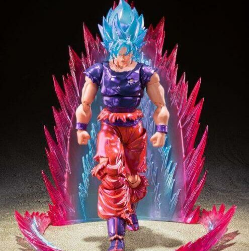 Boneco Son Goku God Blue Demoniacal Fit Dragon Ball Figuarts