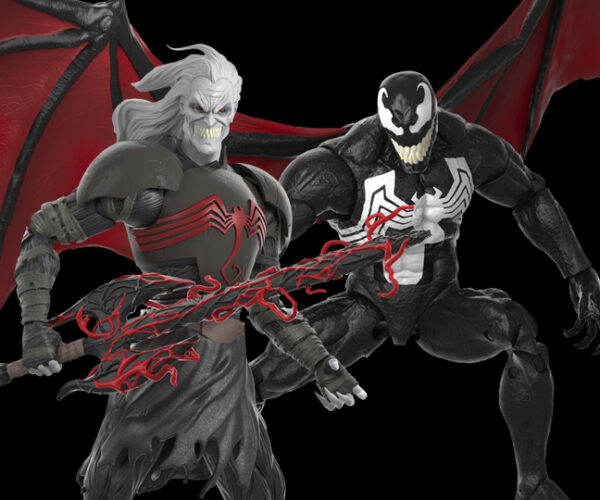 Spider-Man Marvel Legends Knull and Venom Action Figures
